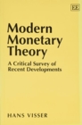 MODERN MONETARY THEORY : A Critical Survey of Recent Developments - Book