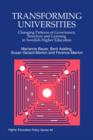 Transforming Universities : Changing Patterns of Governance, Structure and Learning in Swedish Higher Education - Book