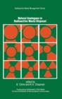 Natural Analogues in Radioactive Waste Disposal - Book