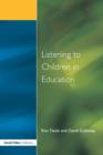 Listening to Children in Education - Book
