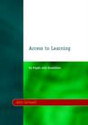 Access to Learning for Pupils with Disabilities - Book