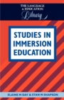 Studies in Immersion Education - Book