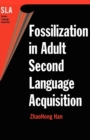 Fossilization in Adult Second Language Acquisition - Book