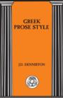 Greek Prose Style - Book