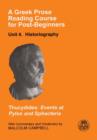 A Greek Prose Course: Unit 4 : Historiography - Book