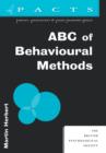 ABC of Behavioural Methods - Book