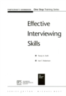 Effective Interviewing Skills Participant Workbook - Book