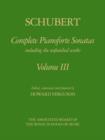Complete Pianoforte Sonatas, Volume III : including the unfinished works [cloth boards] - Book