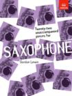 Twenty-two Unaccompanied Pieces for Saxophone - Book