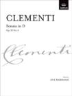 Sonata in D, Op. 25 No. 6 - Book