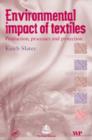 Environmental Impact of Textiles : Production, Processes and Protection - Book