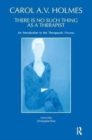 There is no Such Thing as a Therapist : An Introduction to the Therapeutic Process - Book