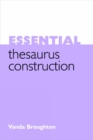 Essential Thesaurus Construction - eBook