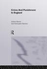 Crime and Punishment in England : A Sourcebook - Book