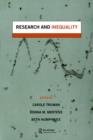 Research and Inequality - Book