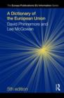 A Dictionary of the European Union - Book
