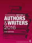 International Who's Who of Authors and Writers 2016 - Book