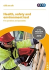 Health, safety and environment test for operatives and specialists : GT100/18 - Book