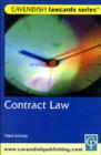 Cavendish: Contract Lawcards - Book