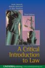 Critical Introduction to Law - Book