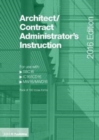 Architect/Contract Administrator's Instruction for use with SBC16/IC16/MW16 - Book