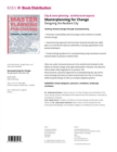 Masterplanning for Change : Designing the Resilient City - Book