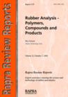 Rubber Analysis : Polymers, Compounds and Products - Book