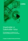 Shareholder or Stakeholder Value : The Development of Indicators for the Control and Measurement of Performance - Book