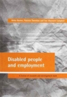 Disabled people and employment : A review of research and development work - Book