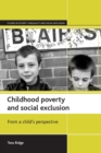 Childhood poverty and social exclusion : From a child's perspective - Book