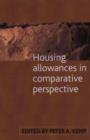 Housing allowances in comparative perspective - Book