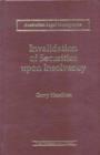 Invalidation of Securities upon Insolvency - Book