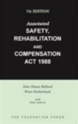 Annotated Safety, Rehabilitation and Compensation Act 1988 - Book