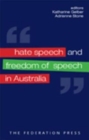 Hate Speech and Freedom of Speech in Australia - Book
