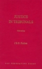 Justice in Tribunals - Book