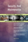 Security And Maintenance A Complete Guide - 2020 Edition - Book