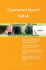 Organizational Research Methods A Complete Guide - 2020 Edition - Book