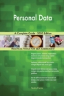 Personal Data A Complete Guide - 2020 Edition - Book