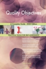 Quality Objectives A Complete Guide - 2020 Edition - Book