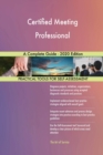 Certified Meeting Professional A Complete Guide - 2020 Edition - Book