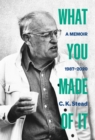 What You Made of It : A Memoir, 1987-2020 Volume 3 3 - Book