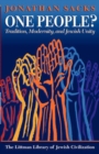 One People? : Tradition, Modernity, and Jewish Unity - Book
