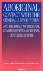 Aboriginal Contact with the Criminal Justice System - Book