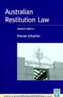 Australian Restitution Law - Book