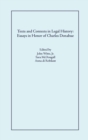 Texts and Contexts in Legal History : Essays in Honor of Charles Donahue - Book