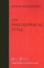 On Philosophical Style - Book