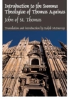 Intro Summa Theologiae Thomas Aquinas : John Of St. Thomas - Book