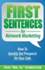 First Sentences For Network Marketing - Book