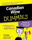 Canadian Wine For Dummies - Book