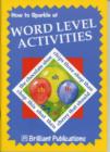 How to Sparkle at Word Level Activities - Book